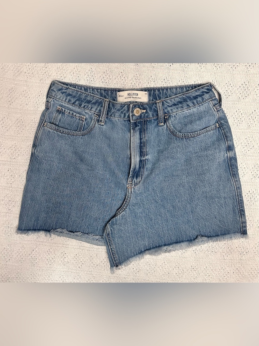 Hollister Light Blue Denim Jean Shorts